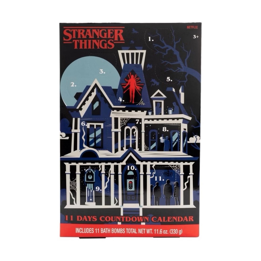 Stranger Things Bath Bombs Countdown Calendar